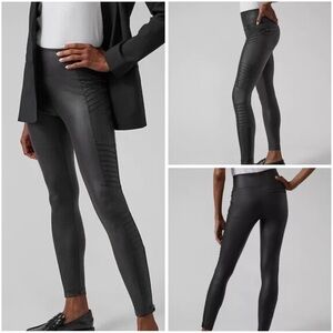 Athleta Delancey Gleam Shine Moto Tights XS PETITE